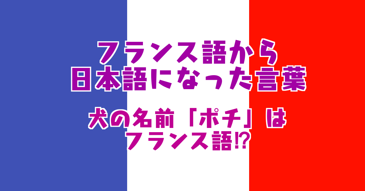フランス語から日本語になった言葉 似てる 日本語との共通点 違い 英語との関係とは フランス語由来の意外な外来語